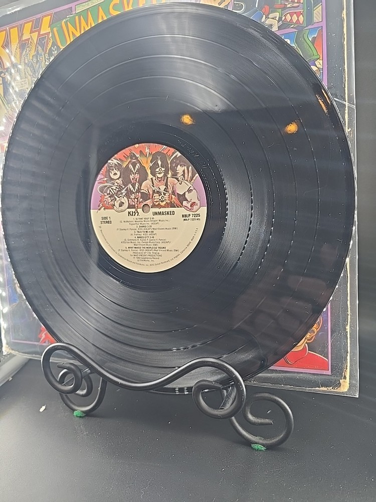 KISS Unmasked Autographed Inner Peter Chris & Ace Frehley Casablanca VG+/VG