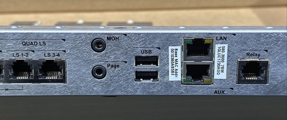 Mitel 5000 HX Controller Processor Module 580.3000 w/ 2 GB Compact Flash Card