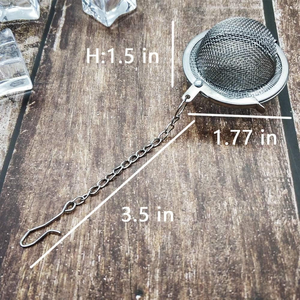Tea Steeper, 2Pcs Mesh Tea Infuser Premium Tea Filter Tea Interval Diffuser
