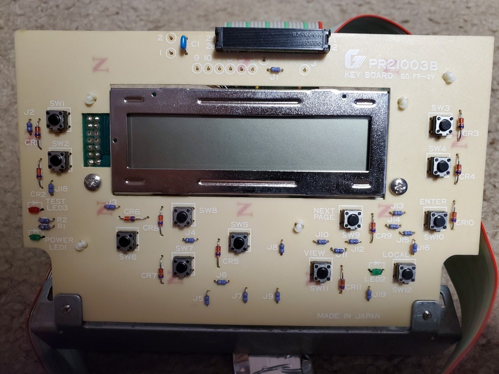 graphtec gp2106 plotter control panel button board Epson display ea-d20025ar