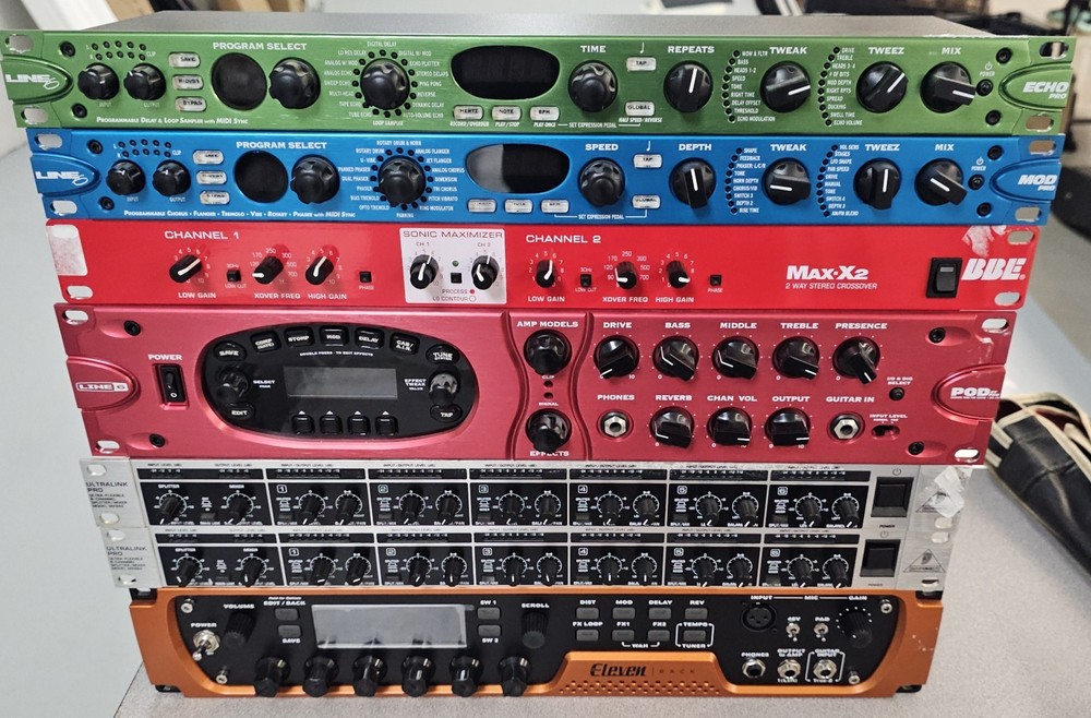 Line 6 Echo Pro Processor Guitar Effect Ship World Wide