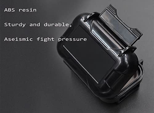 ABS Resin Hard Storage Box Multifunction Protective Case for Earphone, Red