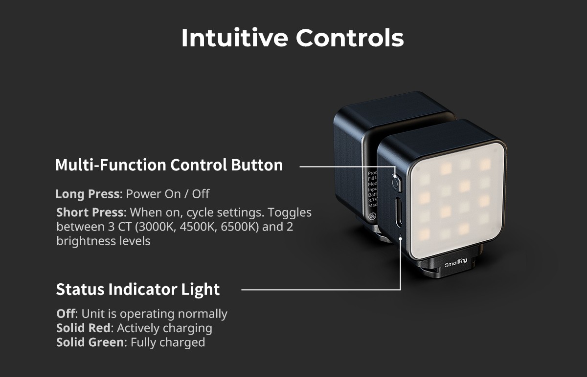 SmallRig Fill Light for Action Cameras 5446