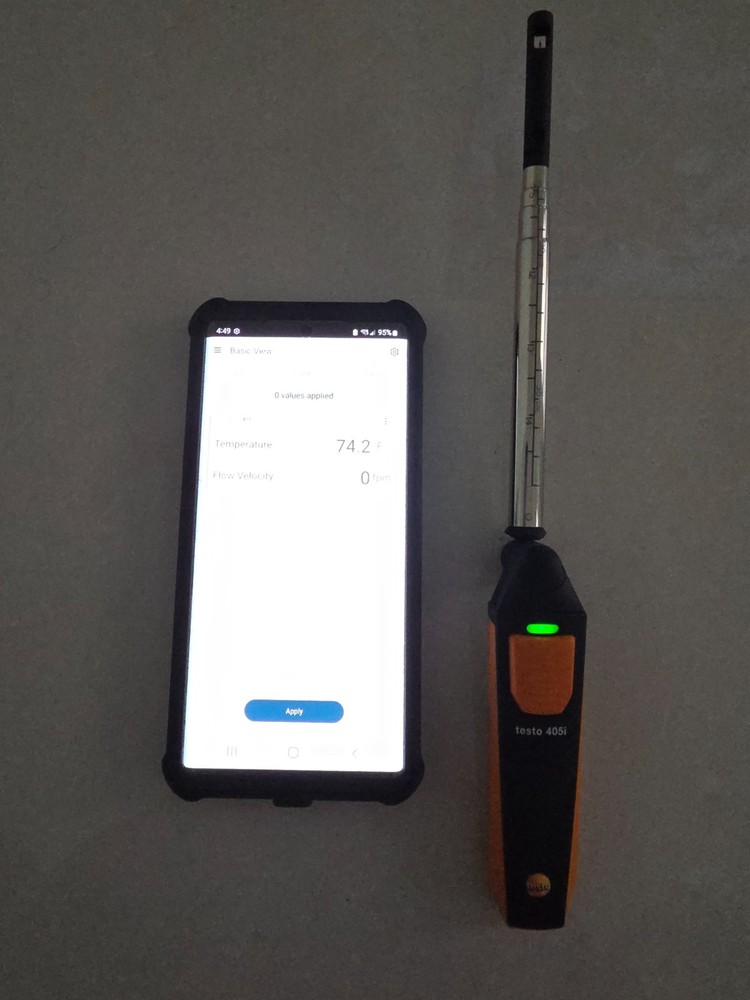 Testo 405i - Hot-wire anemometer wireless Smart Probe