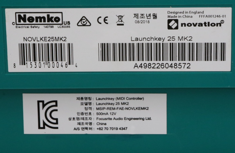 Novation Launchkey 25 Mk2 Midi Keyboard Controller *READ*