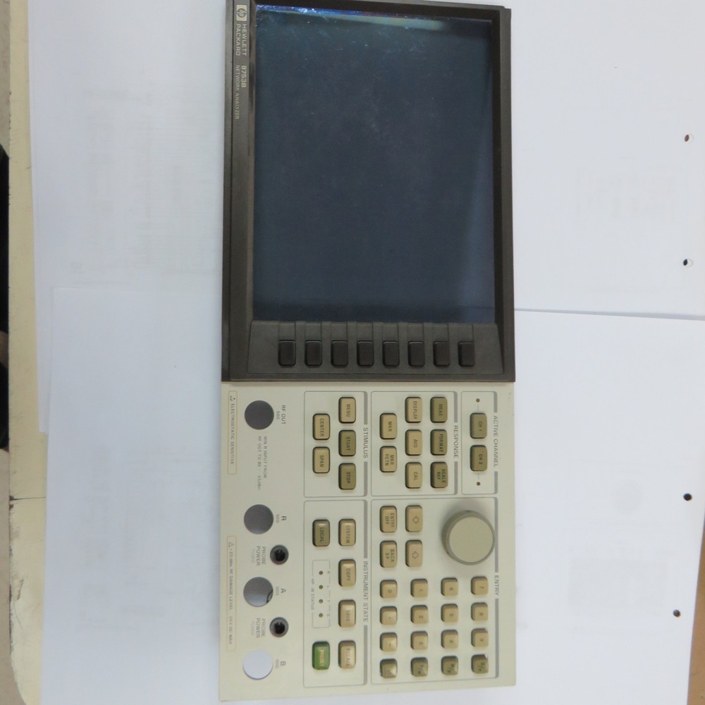HP 8753B   Network Analyzer Front Panel