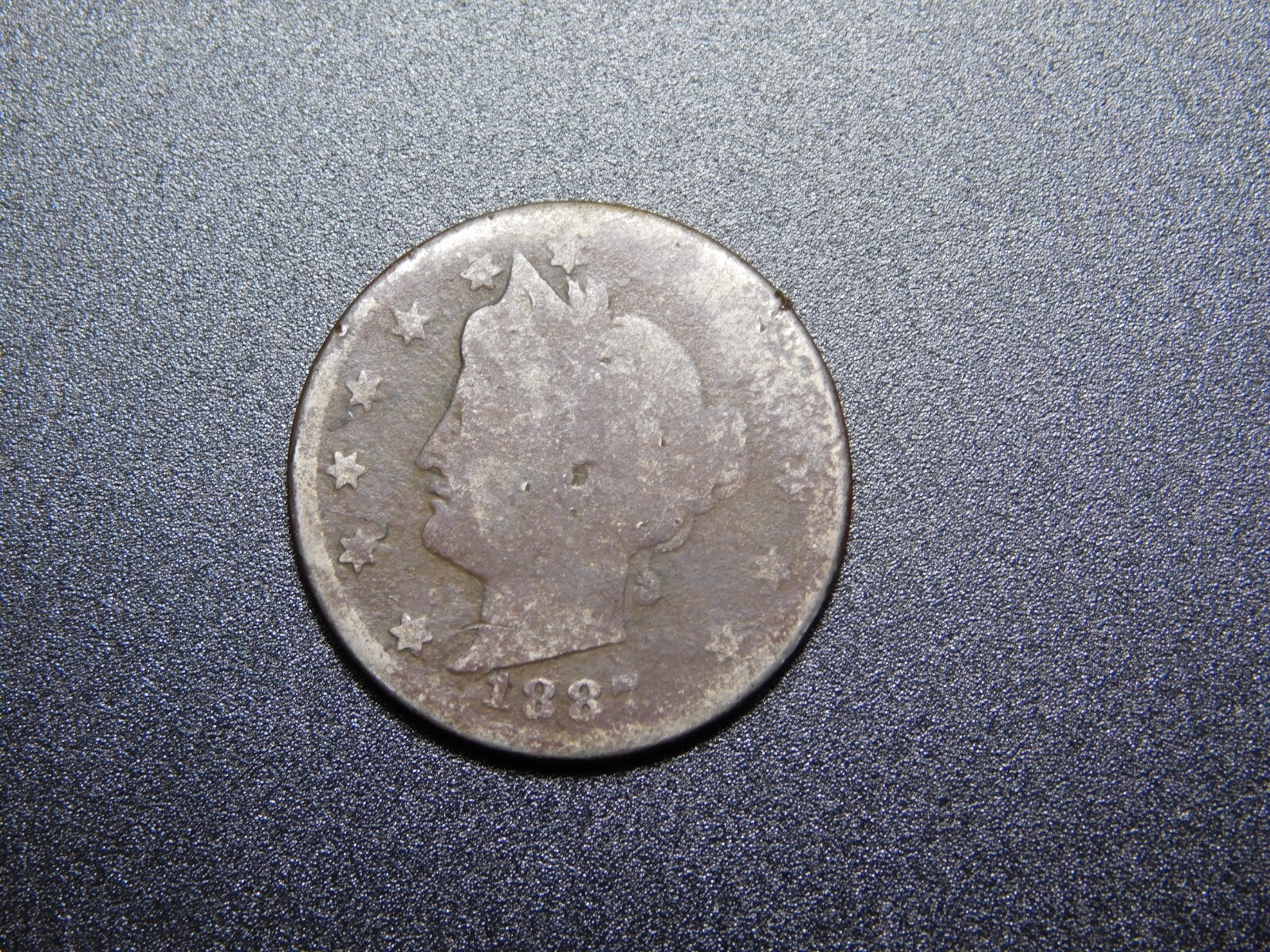 OLD US COINS 1887 V LIBERTY NICKEL