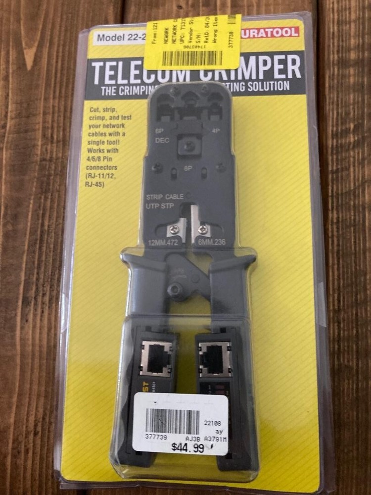 Telecom Crimper and cable testing solution