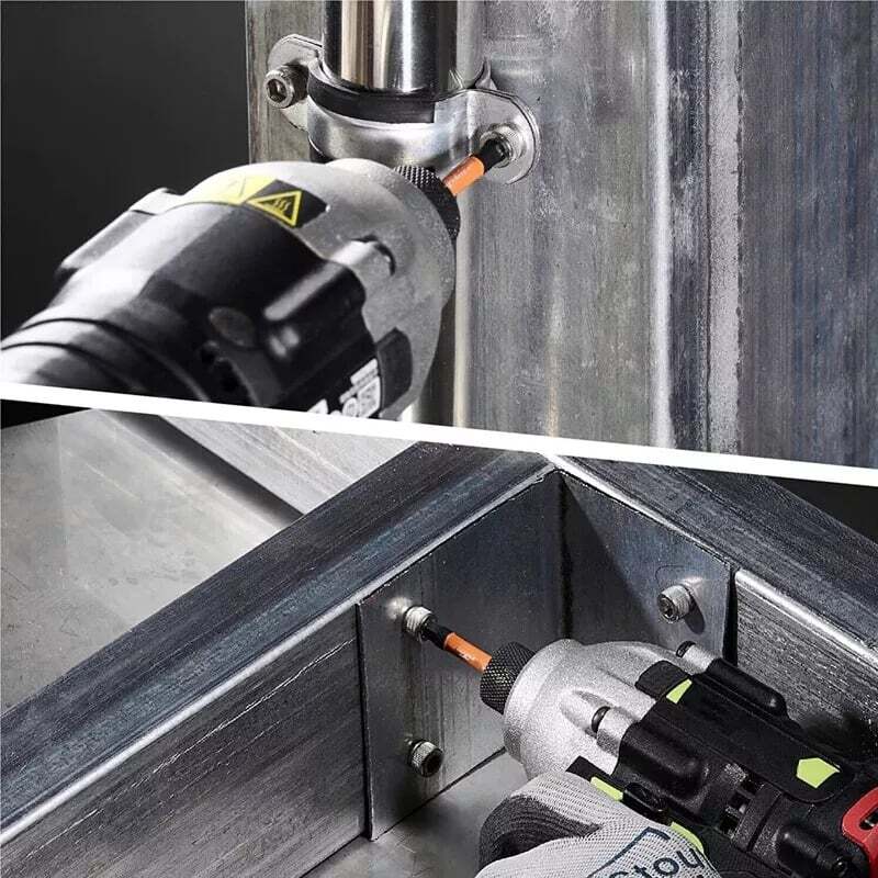 Impact Hex Head Allen Wrench Drill Bit Set Metric SAE Magnetic Tips Tool-20pcs