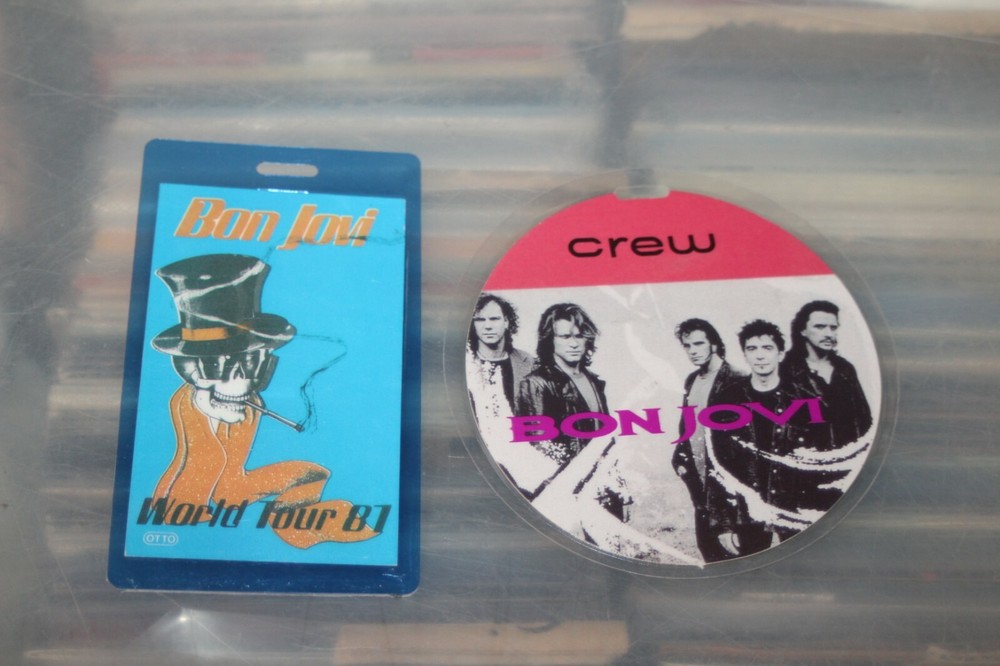 Bon Jovi  - 2x Laminated Backstage Pass  -  - FREE POSTAGE