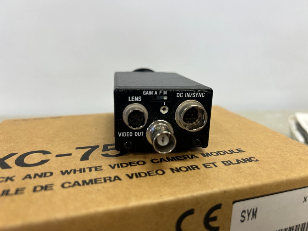 Sony XC-75 CCD industrial Video Camera Module, Black and White
