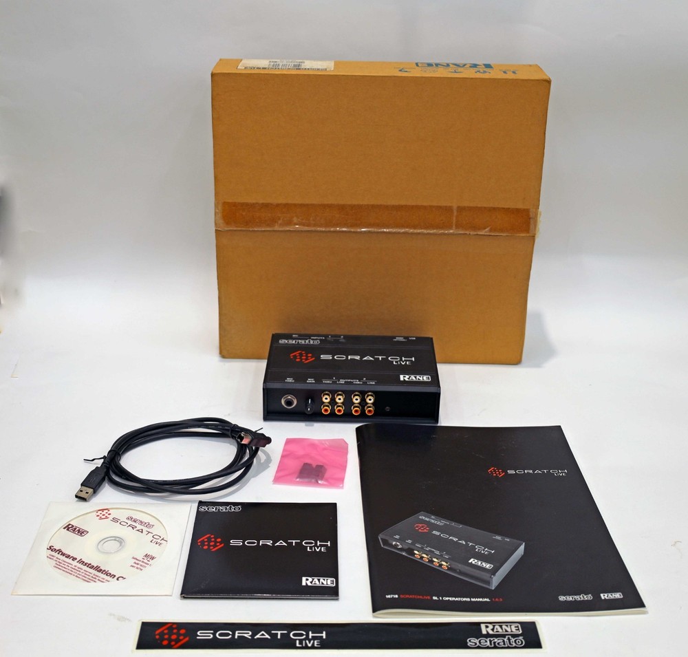 Rane SL Scratch Live Serato DJ Interface Without Power Adapter Tested