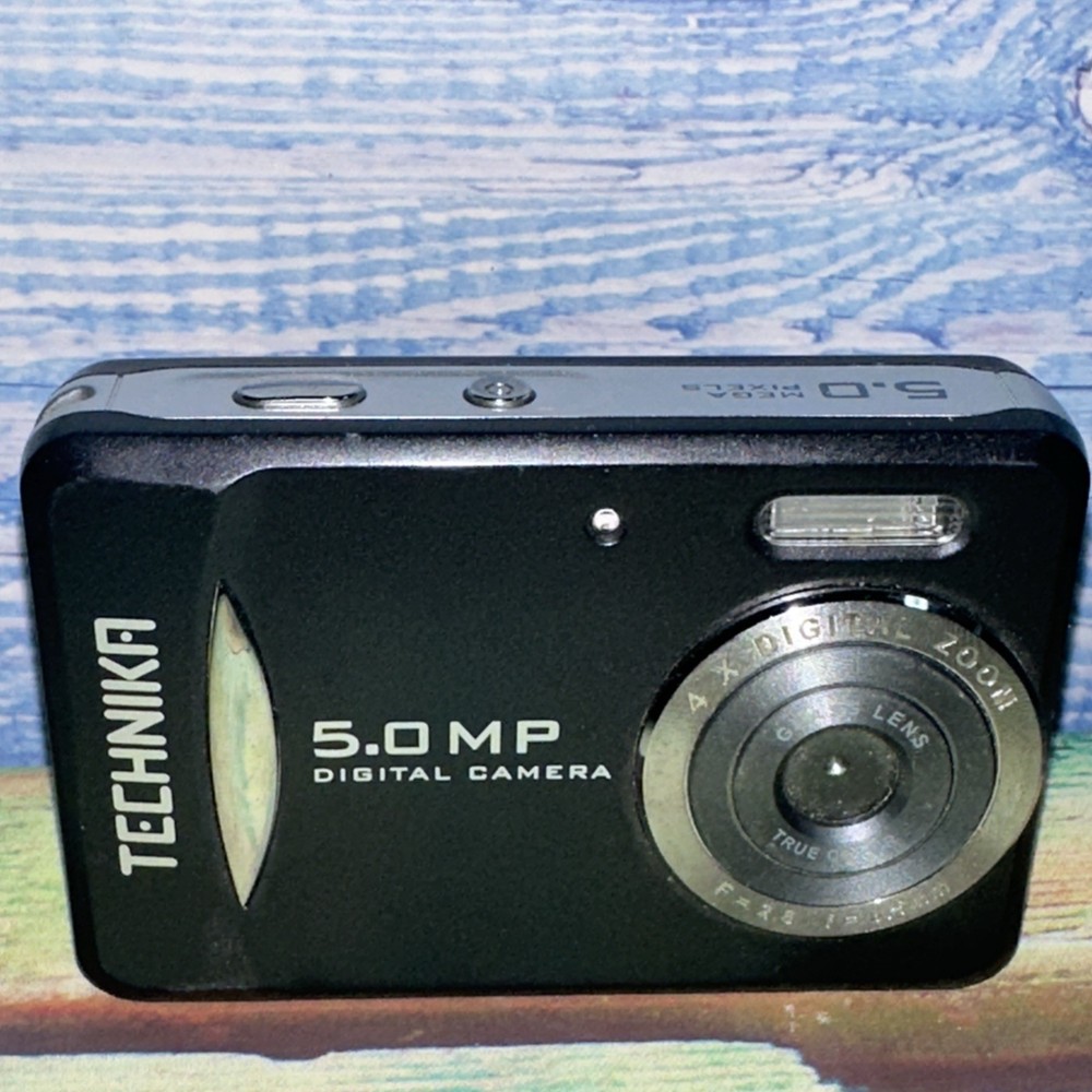 Technika 5.0MP Digital Camera Only Black Rare Retro Collectable Untested (70a)