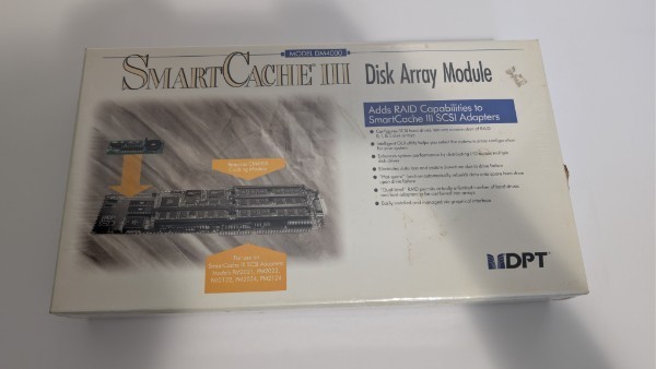 DPT EISA SCSI Adapter Card Smart Cache III DM4000 Disk Array Module NEW NIB