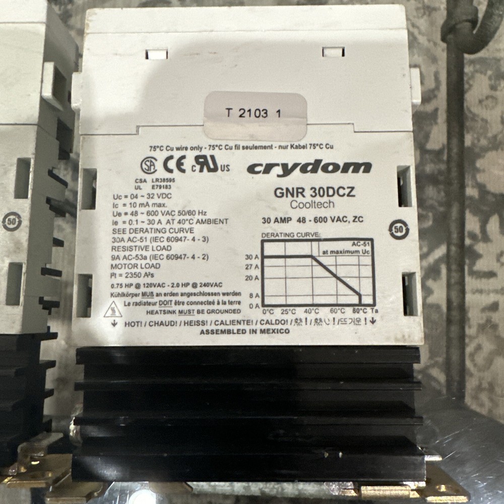 3 Lot - Crouzet GNR30DCZ Solid State Relay
