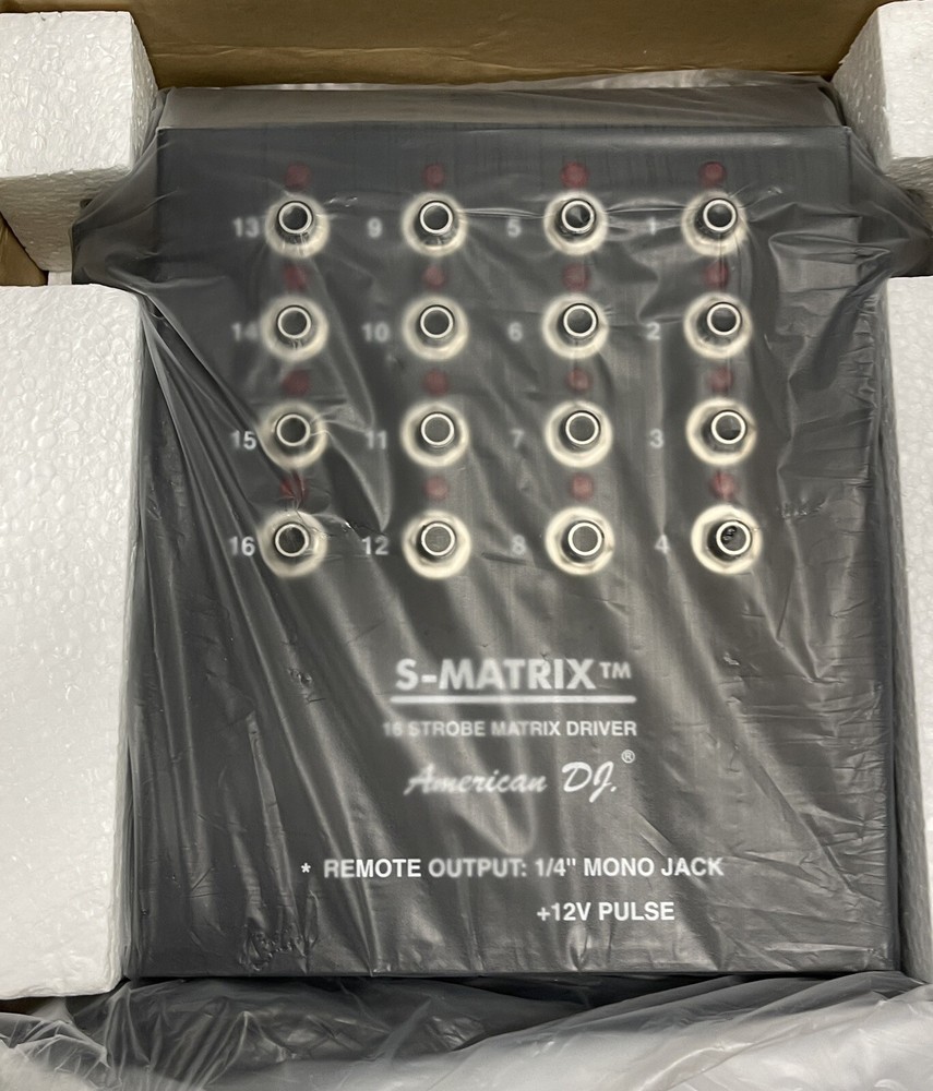 S-Matrix 16 Strobe Matrix Driver American DJ Lighting Controller [NEW IN BOX]
