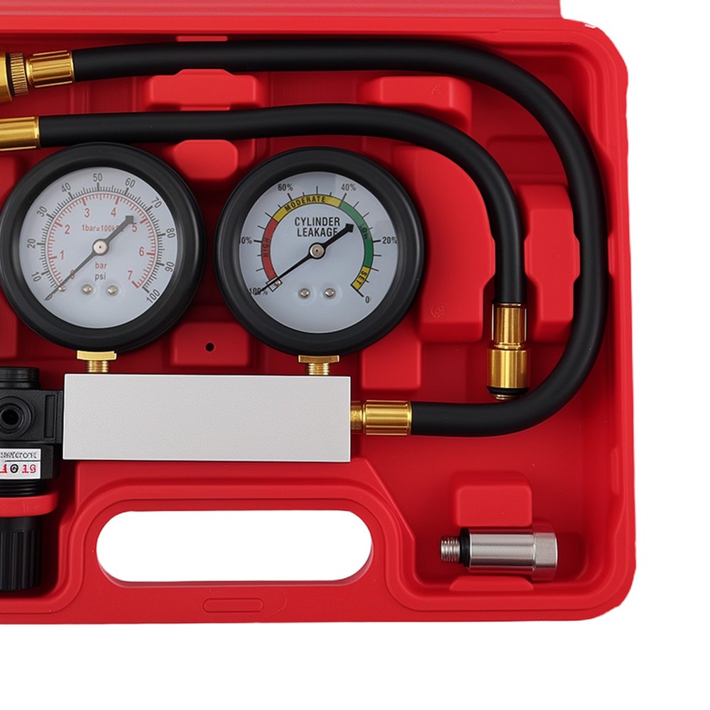 Multi-Function Cylinder Leak Down Tester Automotive Kit Gasoline