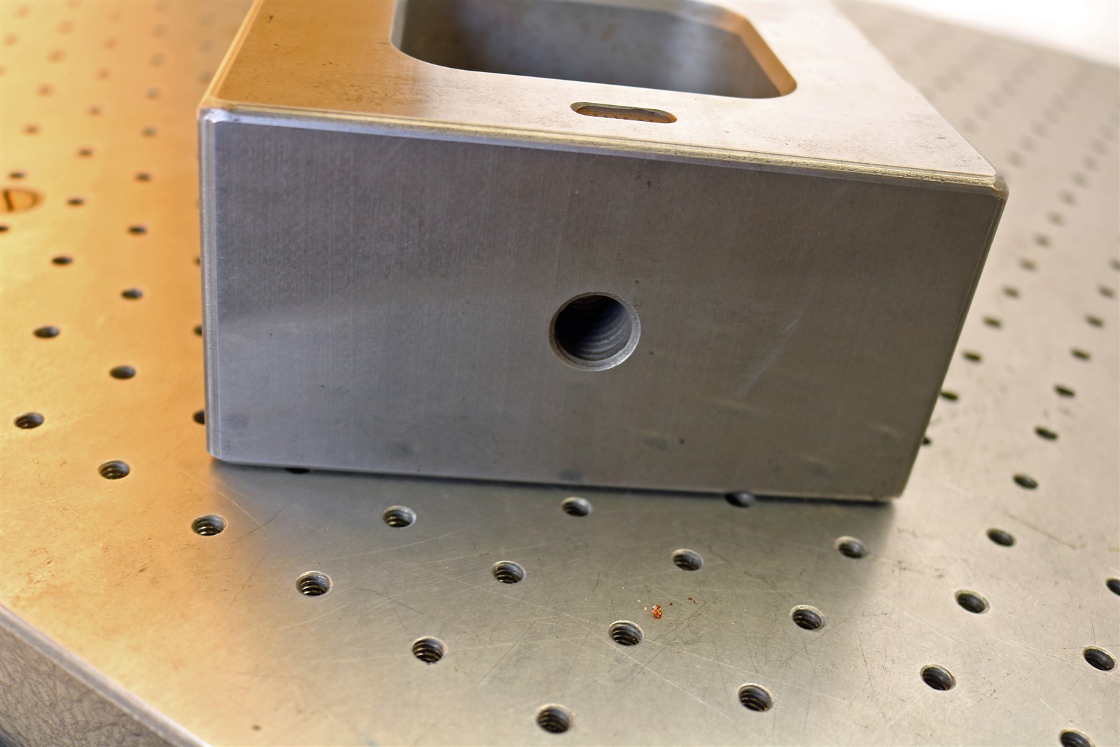 Jumbo Toolmaker Made 29 Lbs. Block, Fixture, Hardened & Ground - - E2868