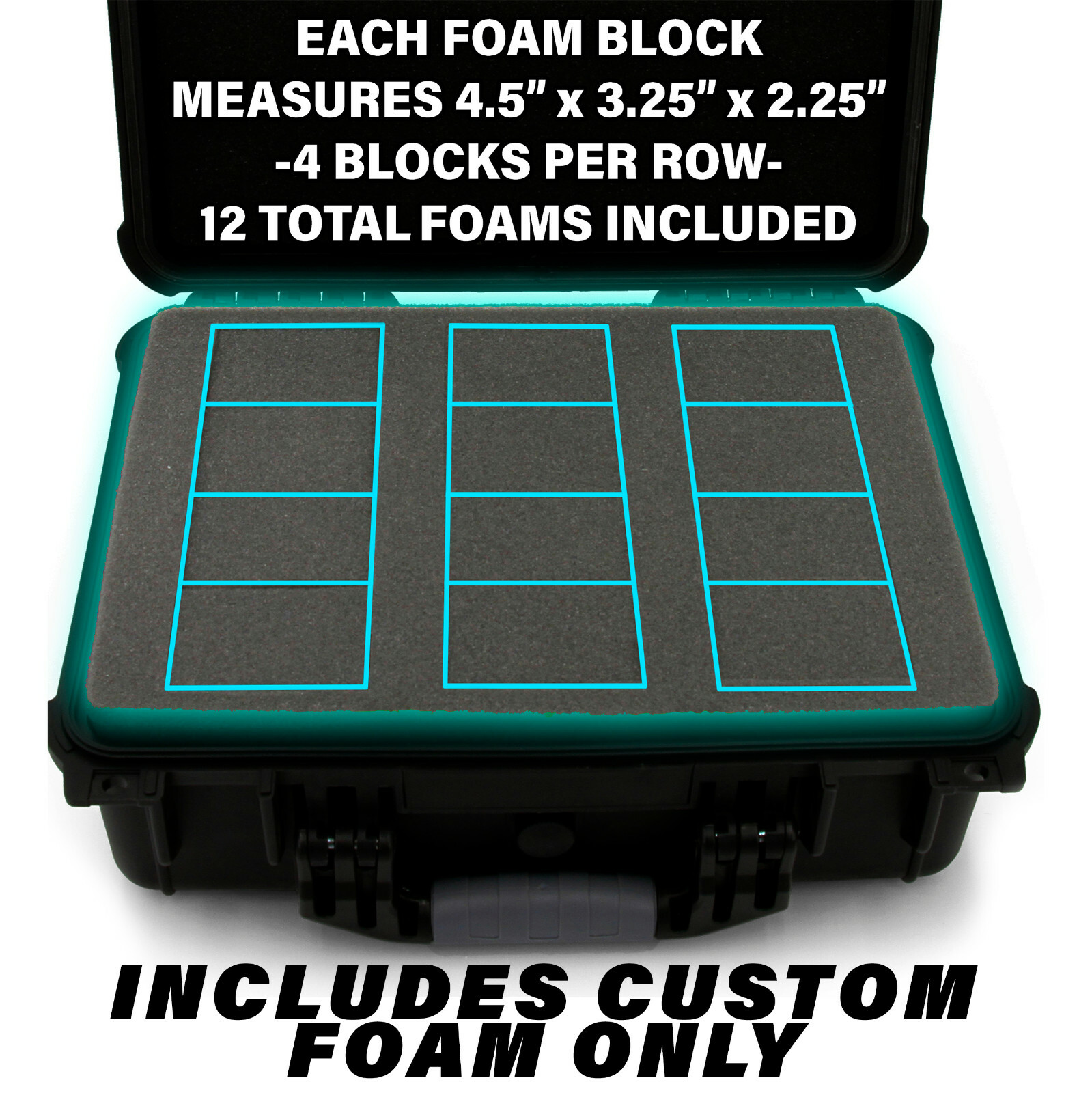 Custom Replacement Foam Compatible with RMR16 Custom Graded Card Case
