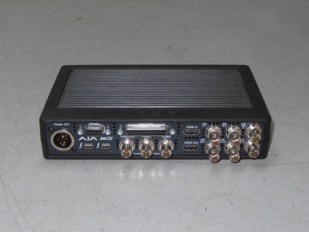 AJA VIDEO SYSTEMS IO-XT CAPTURE PLAYBACK DEVICE 103995-00 ** NO ADAPTER