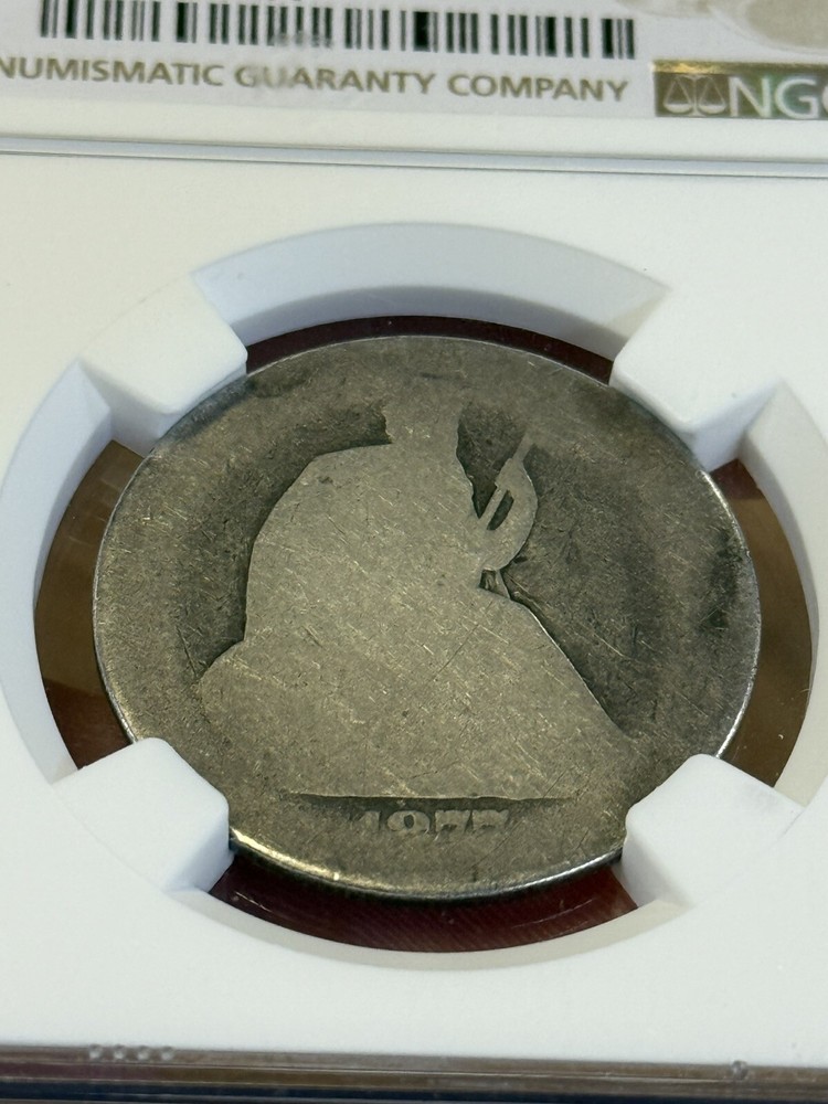 1877 Seated Half Dollar NGC Poor 1