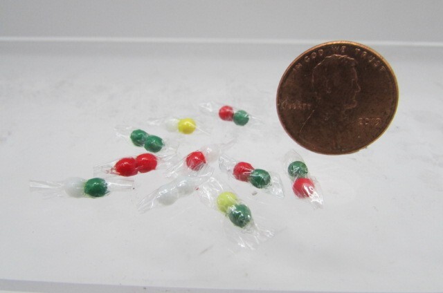 Dollhouse Miniature Packaged Candy & Gum Set - Various Types