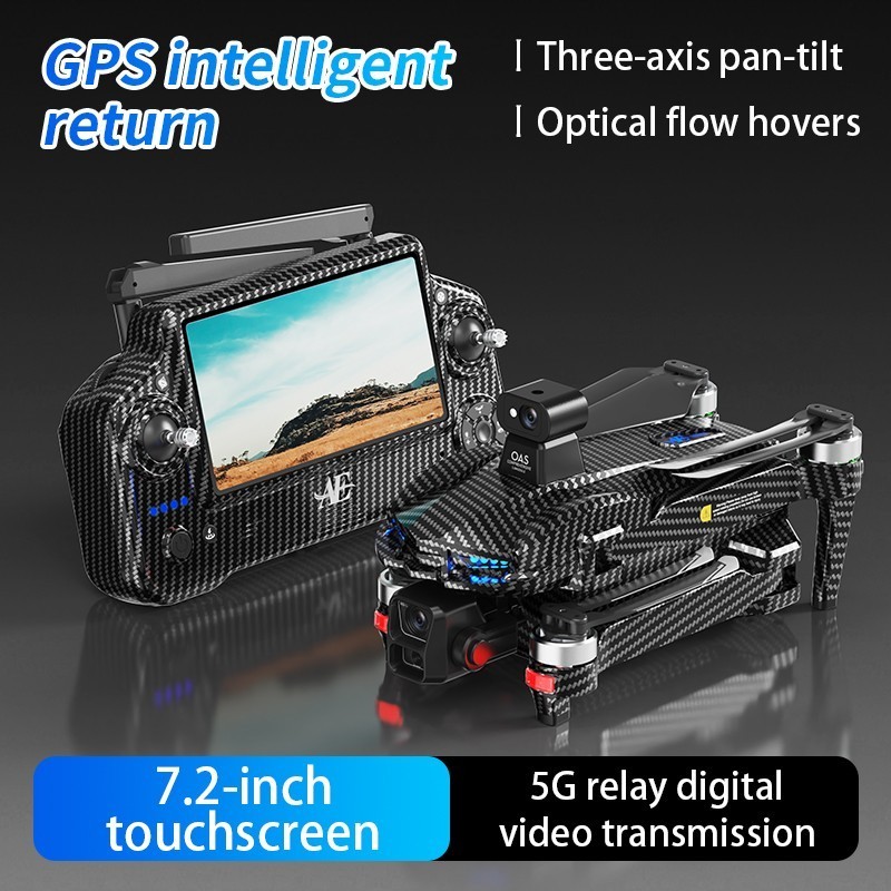 AE60 Drone GPS 7KM FPV 3-axis Gimbal 4K Camera 360°Obstacle Avoidance Quadcopter