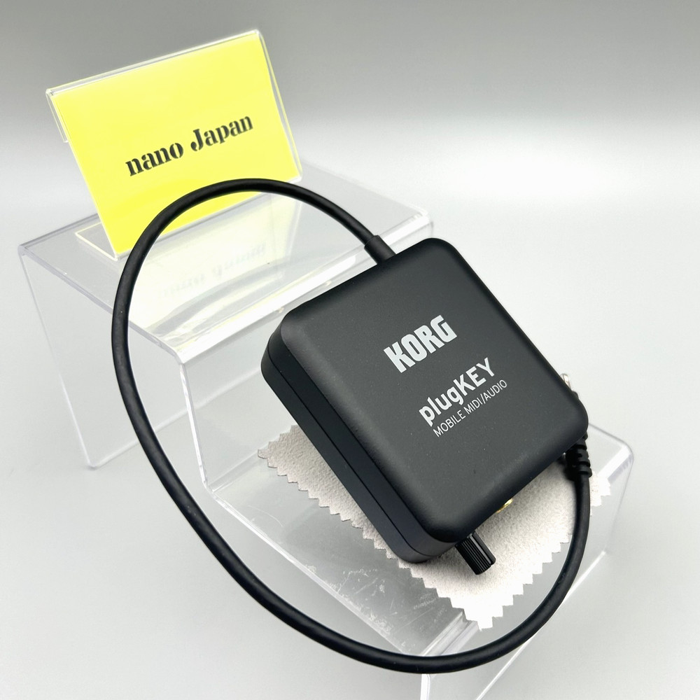 Korg PlugKey Mobile MIDI Audio Interface iOS iPhone iPad Lightning Black Used