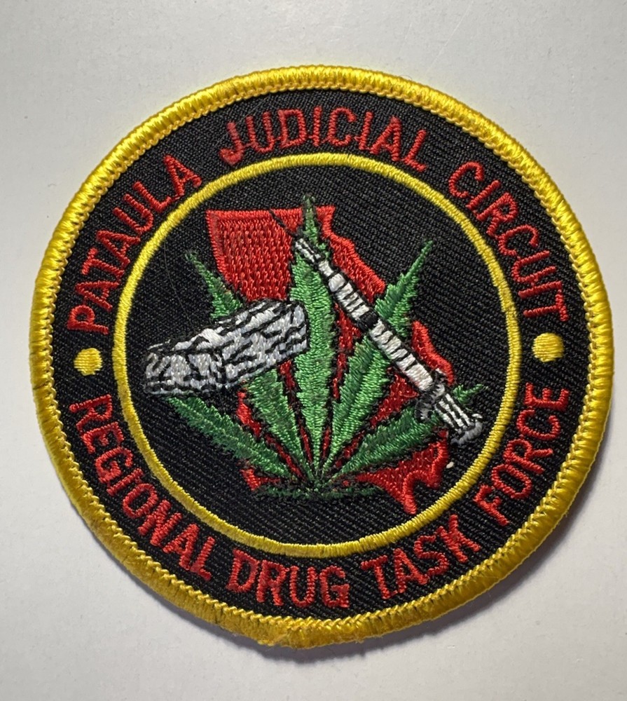 Pataula Judical Circuit Regional Drug Task Force Patch ~ 3”