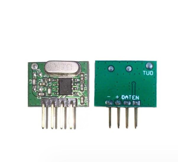 Wireless RF Transmitter Receiver 5 PCS 433mhz Module Antenna DIY Kit Arduino