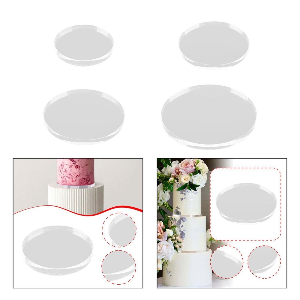 Cake Separator Plate for Tiered Cake Baking Tool for Candy Cupcakes Cookie