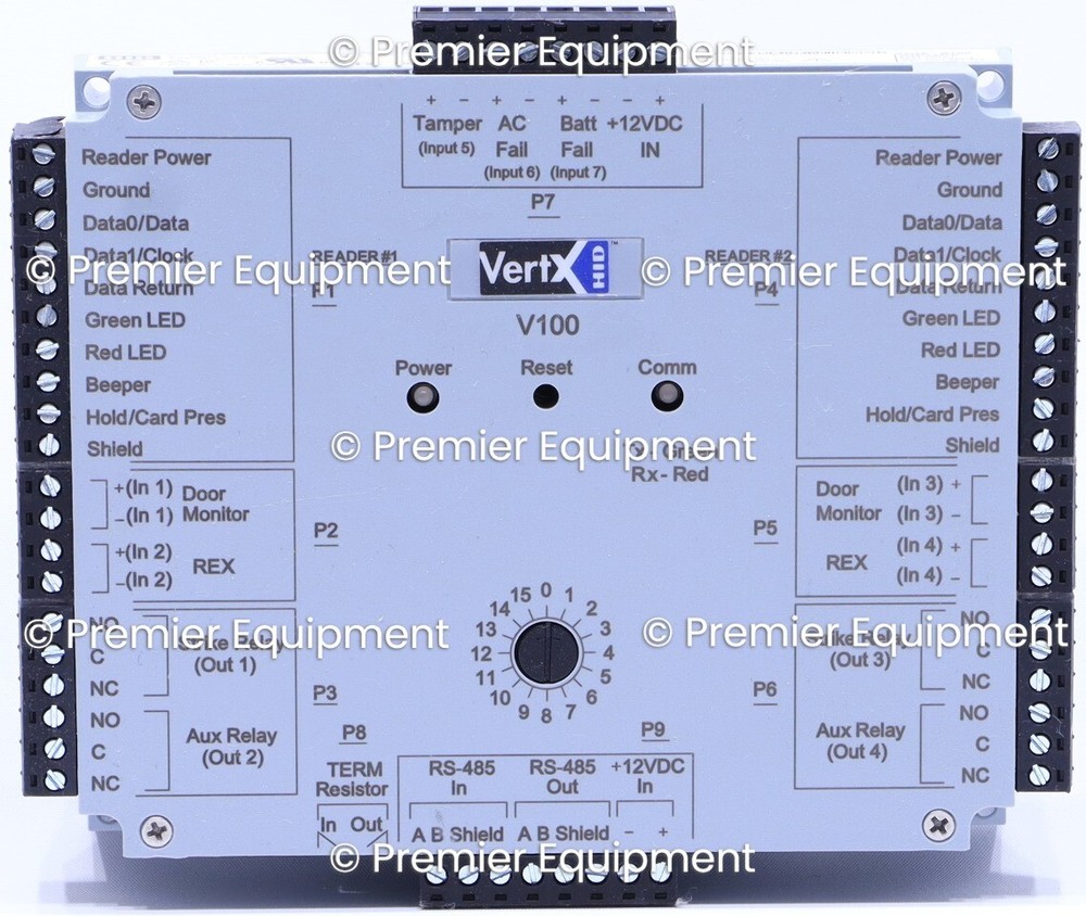 * HID VERTX V100 TWO DOOR / READER CONTROLLER