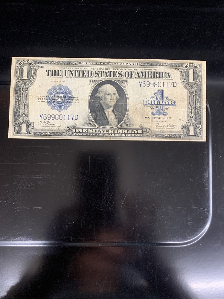 1923 $1 Silver Certificate Horse Blanket