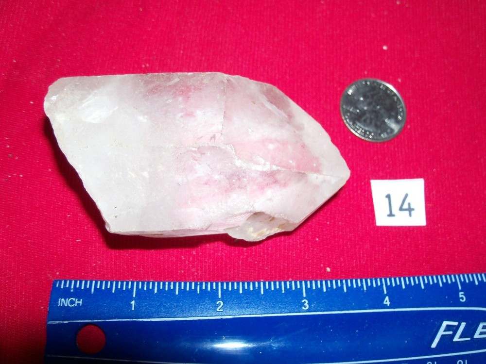 Quartz crystal gemstone half pound lbs
