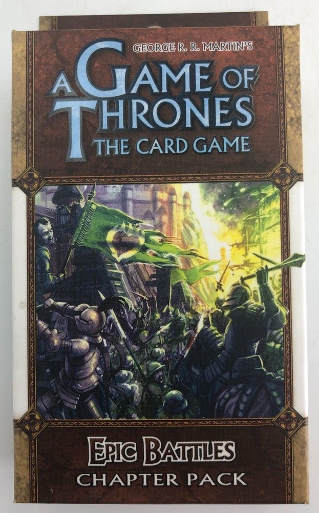 Game of Thrones Epic Battles Chapter Pack CCG Card Game Starter Deck Set