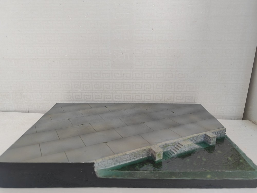 handpainted 1/72 Aircraft model display platform Display Base 30*25cm