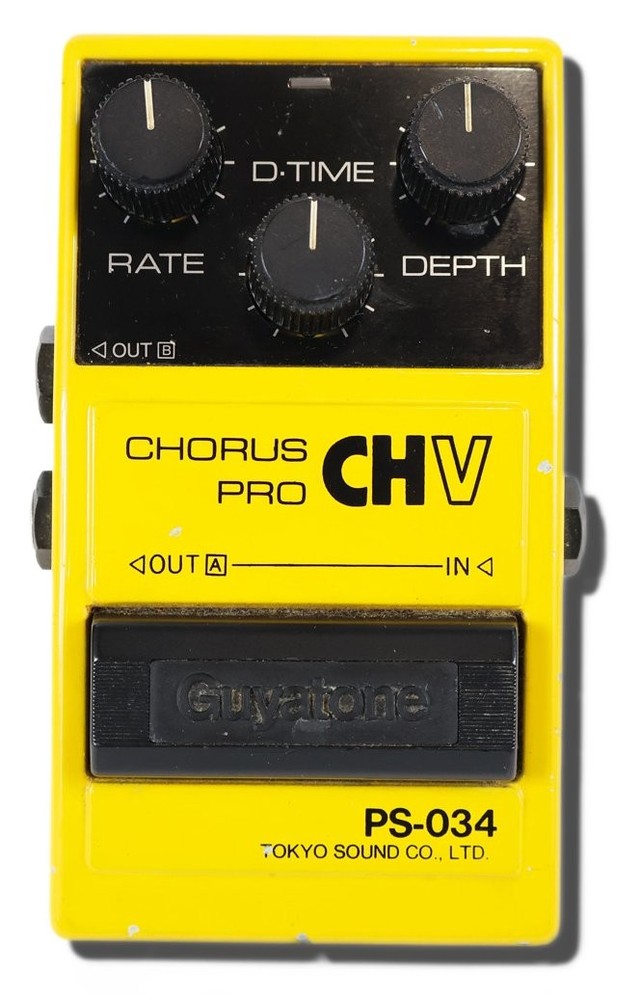 Guyatone PS-034 Chorus Pro CHV Pedal 4841 Tested & Works