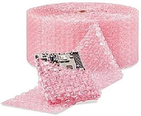 1/2" supplyhut Pink Anti-Static Large Bubble Cushioning Wrap Padding Roll...