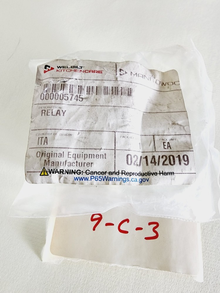 Manitowoc 000005745 Board Control Relay