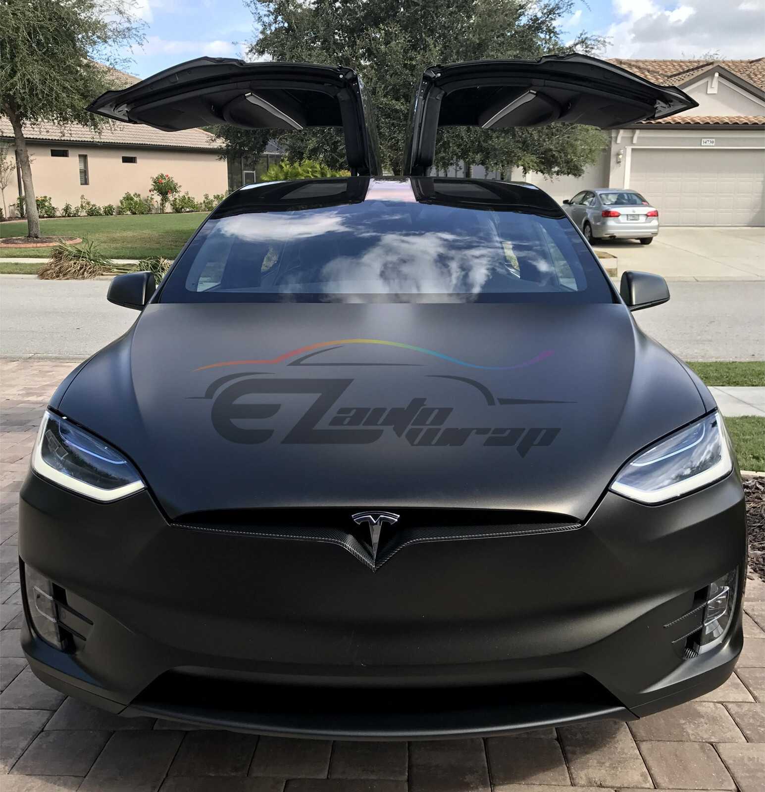 *Genuine 3M Matte Black Vinyl Wrap Car Sticker Film Decal Bubble Free