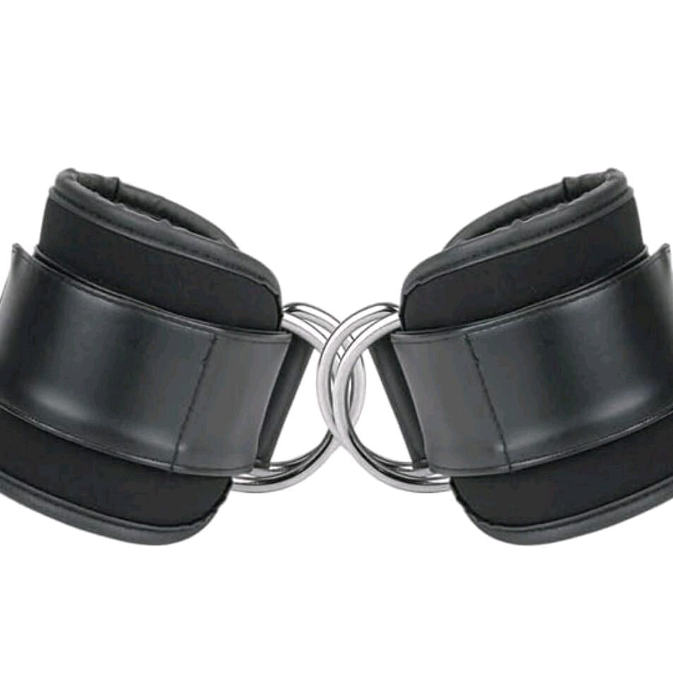 Adjustable Ankle Straps Kickback Attachment Pulley for Cable Machine (1 Pair)