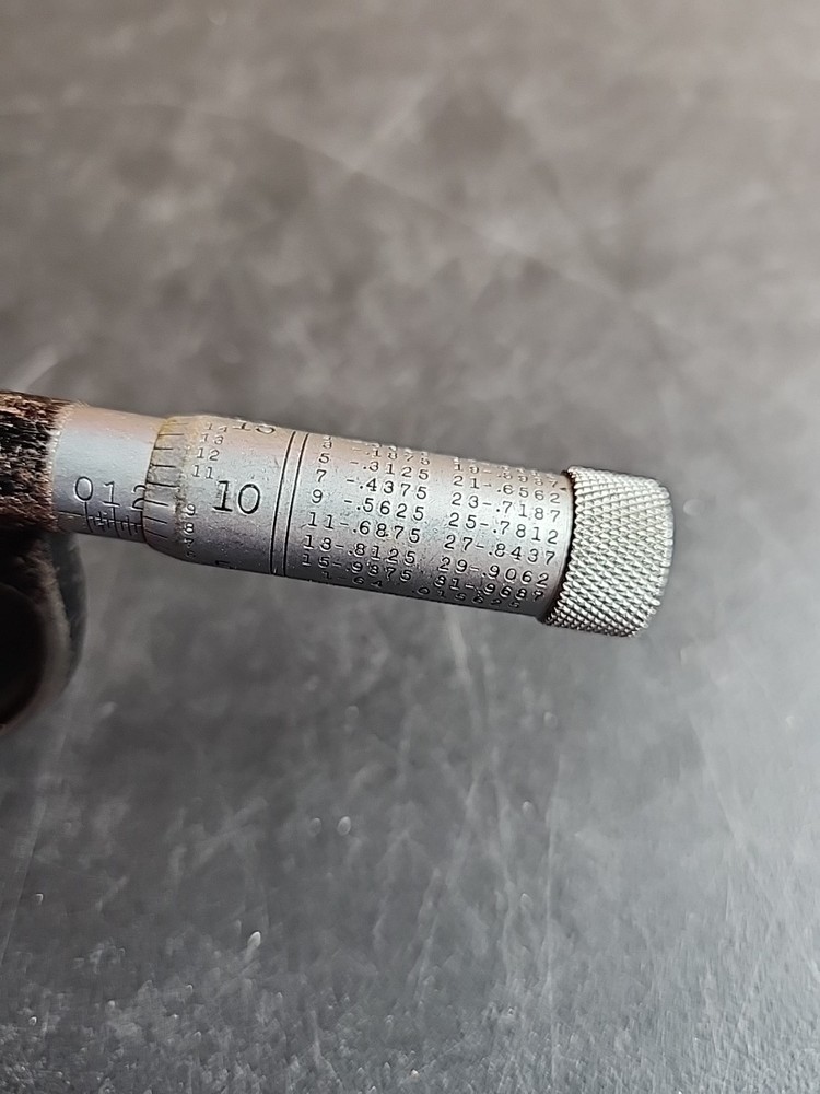 STARRETT # 436 Micrometer 1" - 2" x .0001" Smooth Thimble Movement