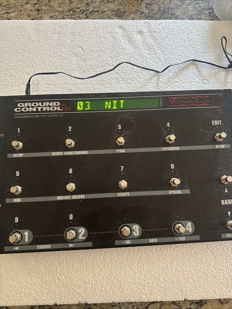Voodoo Lab Ground Control Pro Guitar Rig MIDI Switching System