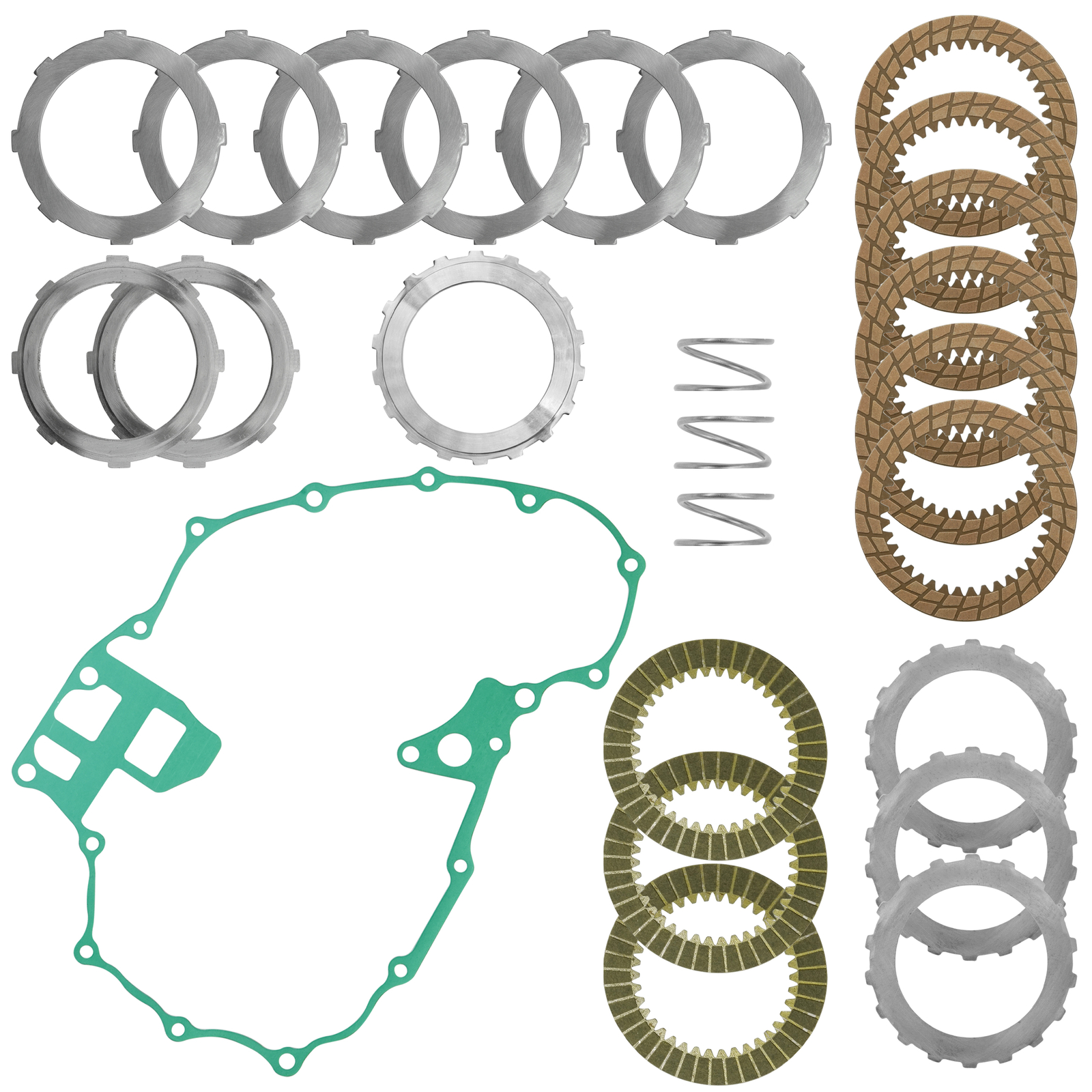 Clutch Friction Plates Kit For Honda Fourtrax Rincon 650 TRX650FA 2003 - 2005