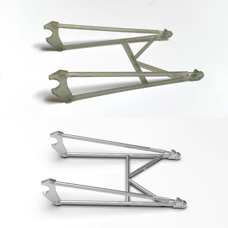 1:16 Wheelie Bar (unchromed)