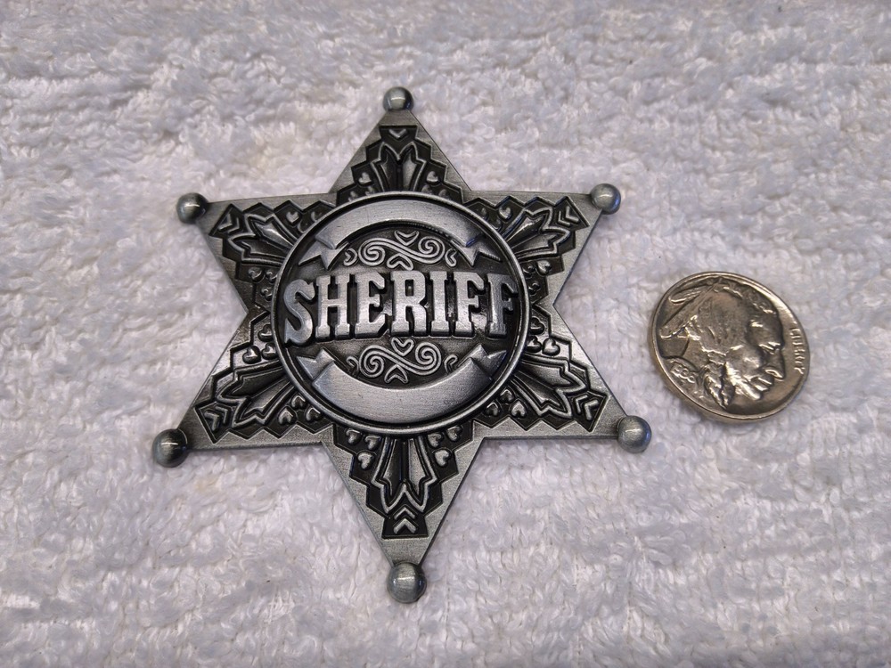 METAL SHERIFF BADGE (TYPE 1)