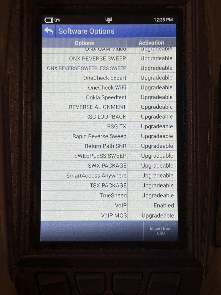 Viavi JDSU OneExpert ONX-620 CATV
