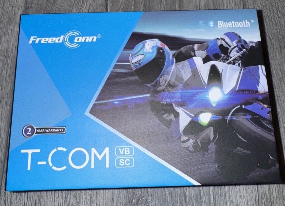 Freed Conn T-com Bluetooth Intercom New In Box  High Quality Communication Devic