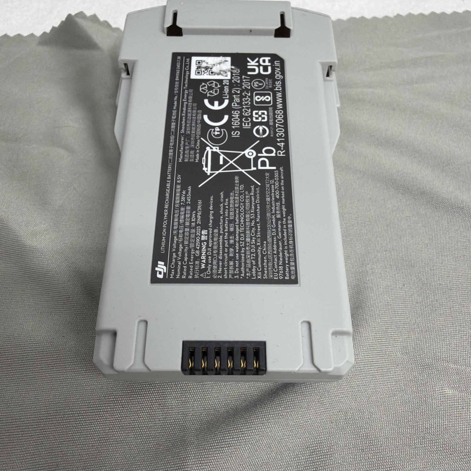 DJI Intelligent Flight Battery for Mini 3/ Mini 4 Pro BWX162-2453-7.38