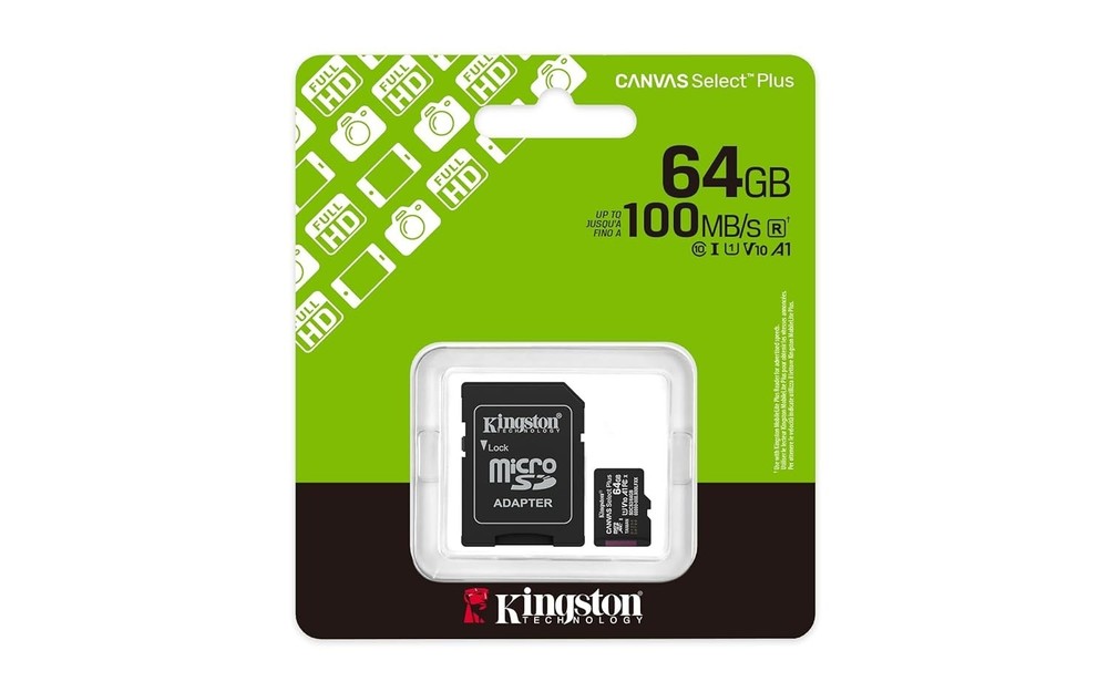 High-Speed 64GB Canvas Select Plus microSD Card | A1 Performance for App Storage